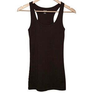 A.N.A Brown Fitted Racerback Tank Soft Cotton Top Capsule Minimalist Womens M